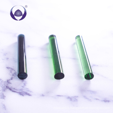 Excellent Material 3mm green function unbreakable hollow borosilicate glass rod for lampwork